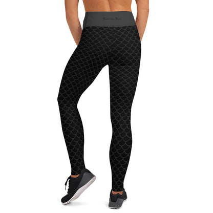 Leggings para Fitness Sirena Negro