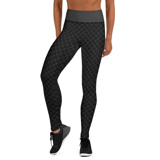 Leggings para Fitness Sirena Negro